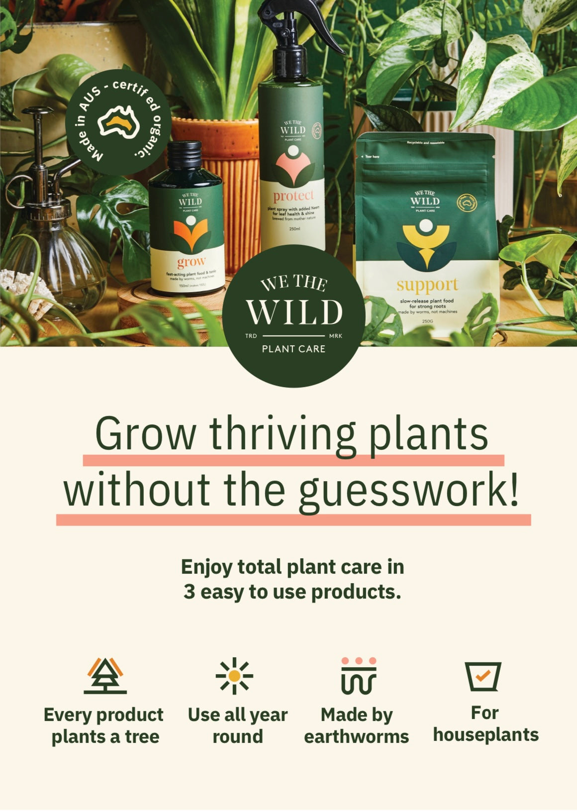 We the wild ‘Let it grow’ pack