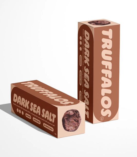 Dark seat salt chocolate truffalo