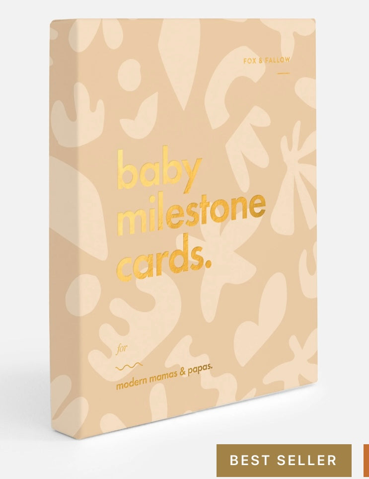 Baby milestone cards