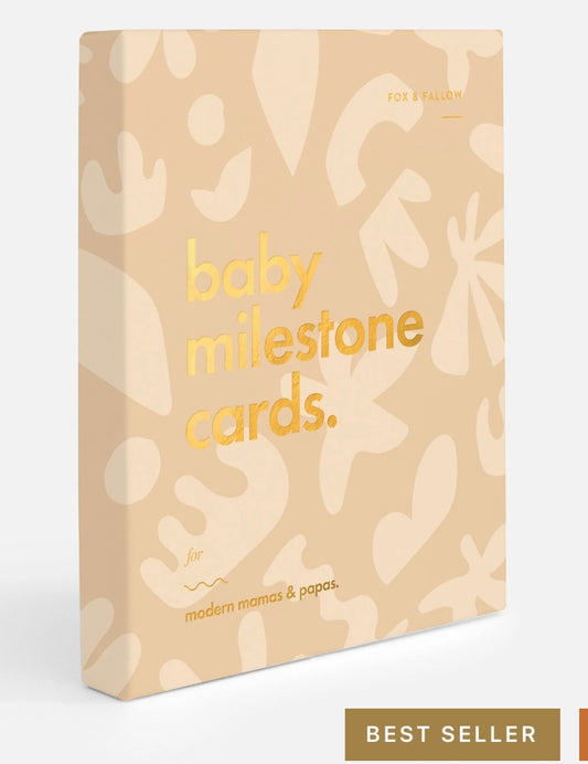 Baby milestone cards