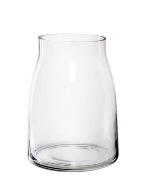 Stella clear glass vase