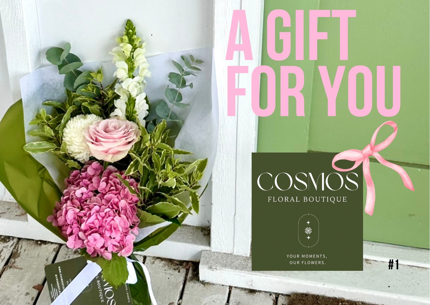 Cosmos Floral Boutique E-Gift Card (only redeemable online)