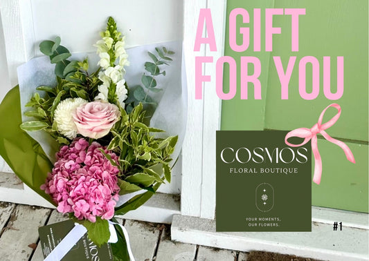 Cosmos Floral Boutique E-Gift Card (only redeemable online)