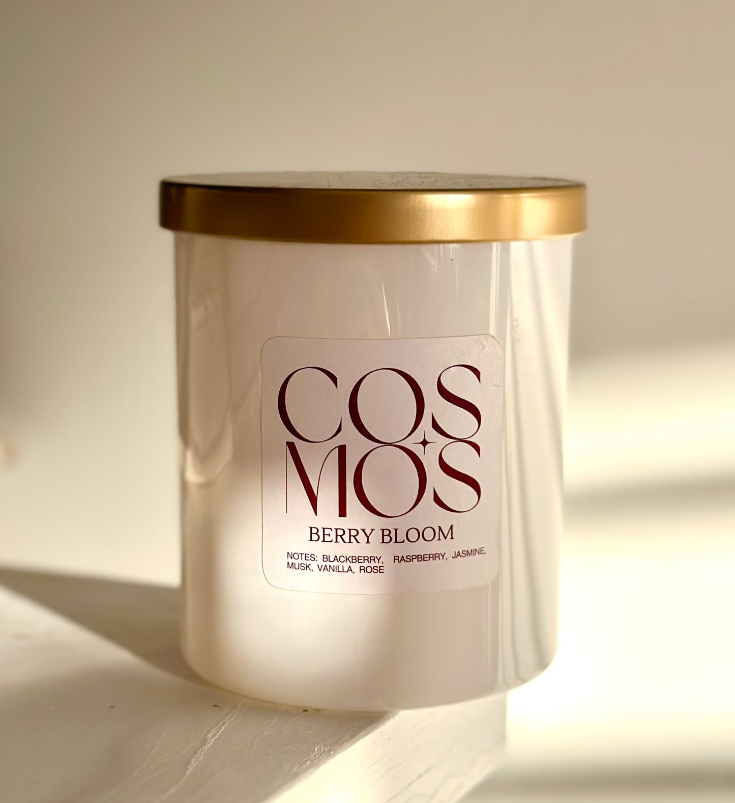 Cosmos Berry bloom candle
