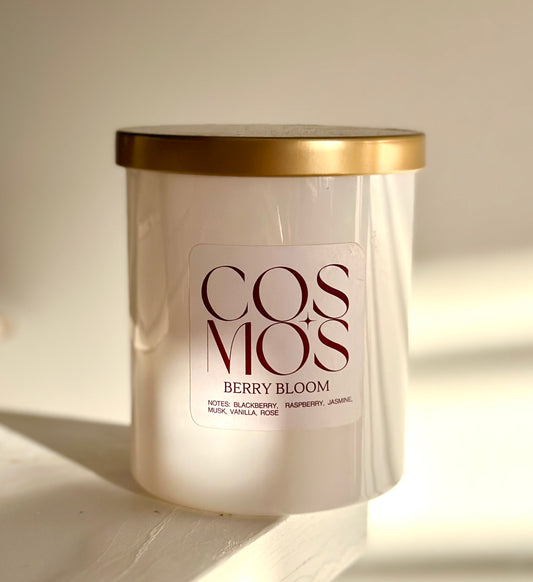 Cosmos Berry bloom candle